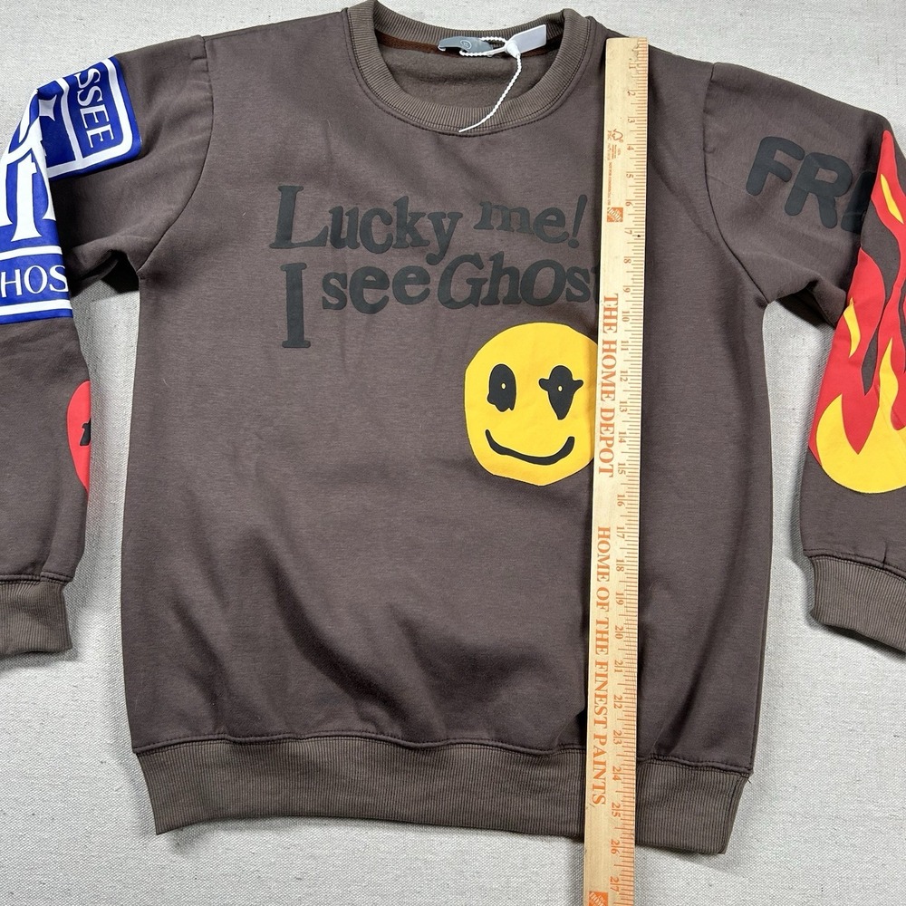 Hbat Kanye Kid Cudi Sweatshirt Womens XL I See Ghosts Saintward Hip Hop Colab - Picture 7 of 10